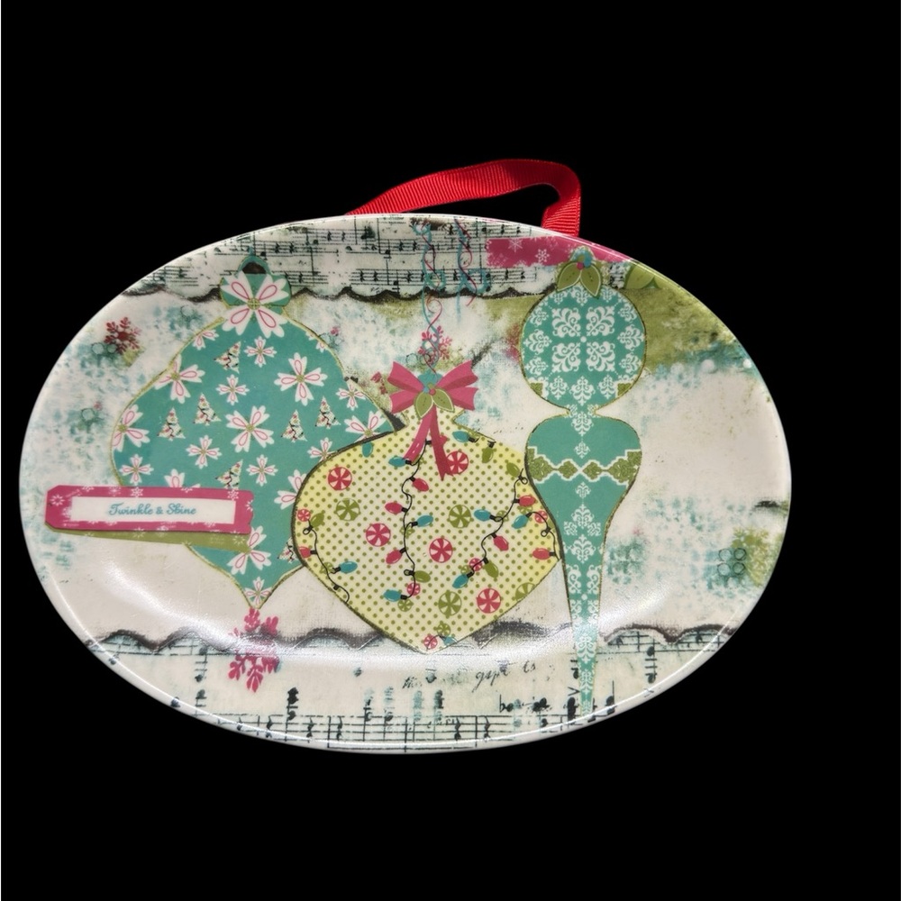Festive Holiday Ornament Tray “Twinkle & Shine”
